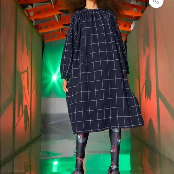 Henrik Vibskov Navy Dress - Picture 3 of 13